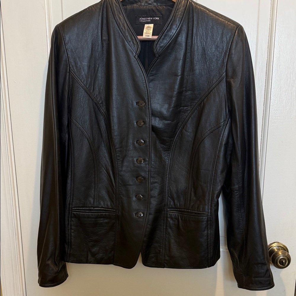 Jones New York Leather Jacket
